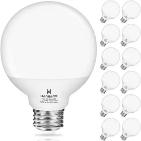 HS-G25-50K-12P HANSANG Pack Bathroom Light Bulbs Led Globe
