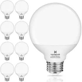 HS-G25-50KW-8P HANSANG Pack Bathroom Light Bulbs Led Globe