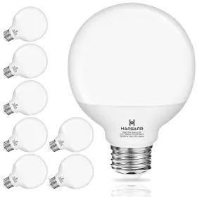 HS-G805K-8P-US HANSANG Pack Globe Bathroom Light Bulbs Base