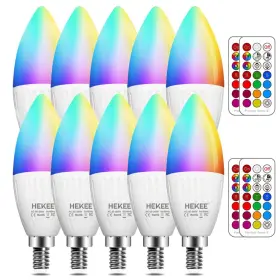 616430681919 HEKEE Changing Led Candle Bulbs Pack
