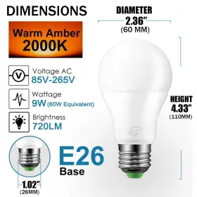 695937707391 HEKEE Dusk Dawn Light Bulbs Porch Equ #3