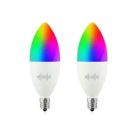B11-RGB-2P HELLOIFY Led Smart Wifilight Candelabra Bulb Alexa