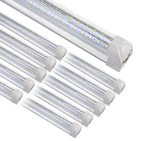 8FT-10-PACK HENWSI Led Light Fixture Integrated Tube