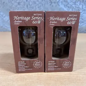 0772641 HERITAGE Amber Bulb Quad Loop Filament