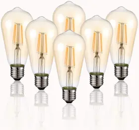 726972683064 HESSION Edison Led Bulb Pack Amber