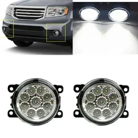 4F9Z15200AA-252-2 HIMONGOO Led Bumper Fog Lights Lens Armada