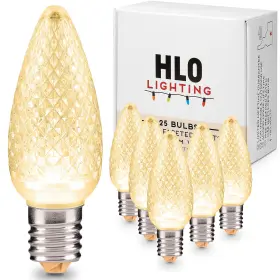 B00F9AHK5O HLO LIGHTING Sun Faceted Led Christmas Light Bulbs
