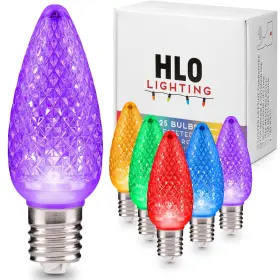 CLEDL031 HLO LIGHTING Led Christmas Faceted Light Bulbs