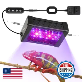 B0FH1ZS411 HNRLOY Uvb Reptile Light Dimmable Led Lamp Bearded