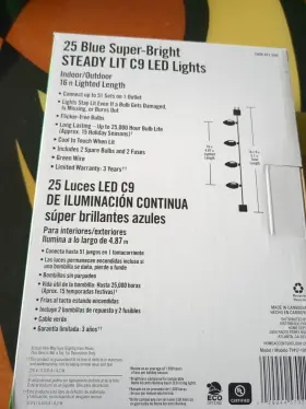 744110771718 HOLIDAY SEASONS Led Christmas Lights Wire Steady #2