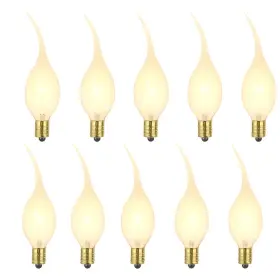 635408994806 HOMPAVO Silicone Dipped Candle Light Bulbs Base