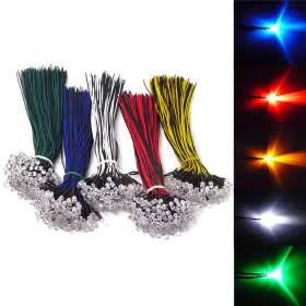LED-001 HONBAY Colour Leds Wired Light Bulb