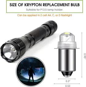 HONOSON-34445 HONOSON Led Bulb Flashlight Torch Flashlig #2