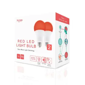 HOOGA-BULB-RED-DOUBLE-7W HOOGA Night Light Blocking Led Sleep