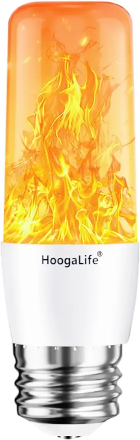 098185525746 HOOGALIFE Flickering Led Flame Light Bulb Pack
