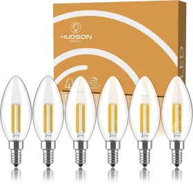 712038042791 HUDSON BULB CO Dimmable Led Candelabra Set