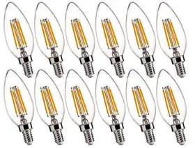 DSB1140FIL-C27 HUOSHI LIGHTING Led Candelabra Bulbs Pack #2
