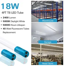 730967922564 HYKOLITY Pack Led Ballast Bypass Light Tube #3