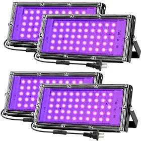 Icreating Ic-snzg50-4 50w Black Lights For Glow Party - Indoor Strong High Power Li