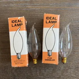 CCF-40 IDEAL Lamp Halloween Christmas Light Bulbs Flame Tip