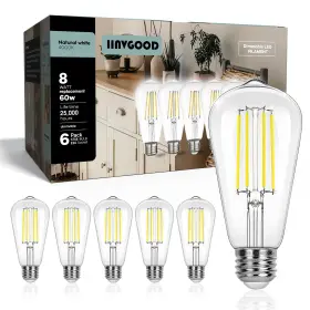 B0F8R3FLCB IINVGOOD Led Light Dimmable Edison Bulb Equivale