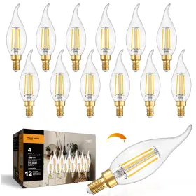 LED-C32-4W IINVGOOD Dimmable Candelabra Bulbs Chand