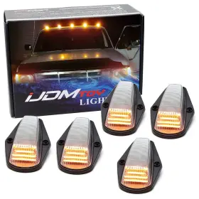 35-018-CL-AMBER IJDMTOY Semi Lens Led Roof Marker Lamps