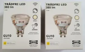 Ikea 905.412.73 Set Of 2 - Tradfri Led Bulb Gu10 380 Lumen Smart Wireless Dimmable/white