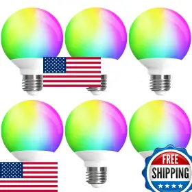 B0C6QTR2NR ILC Led Smart Globe Light Bulbs Control Bluetooth