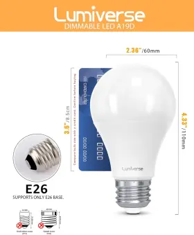 LV-A19-9W-ND LED Light Bulb Base #2