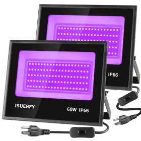 761325679578 ISUERFY Led Light Floodlight Waterproof Plug