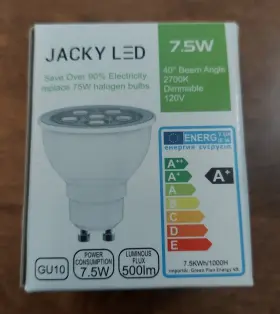 JKGU10A01-D-27E JACKY Led Bulb Dimmable Halogen