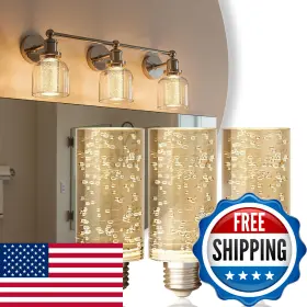 B0FQ1X6DGM JANDCASE Led Bulb Dimmable Acrylic Bubble Ceramic