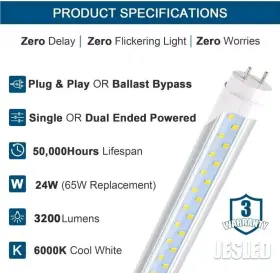 3200LM JESLED Led Tube Lights #2