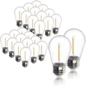 S14-822-PC JSLINTER Led Light Bulbs Shatterproof Edison