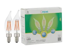 FC10C2D62780C3 JTECHS Bulbs Led Dimmable Candel