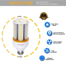744585433838 JURDXLED Led Corn Light Bulb Area Coo #3