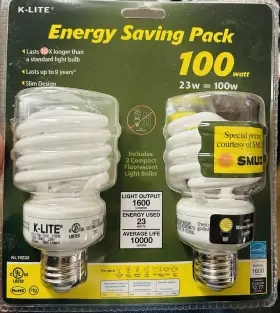 KL1991 K-LITE Energy Pack Set Light Bulbs
