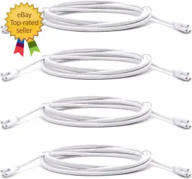 CORDS-10FT-4P KALINA Tube Light Fixture Led Linkable Cord End
