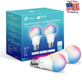 B08TB6VXFL KASA SMART Light Bulbs Dimmable Wifi Alexa Google
