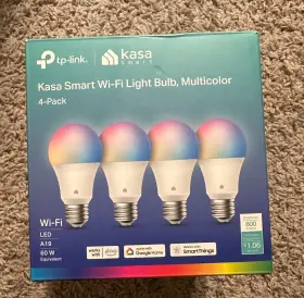 KL125P4 KASA SMART Tp Link Wifi Light Bulb Multicolor