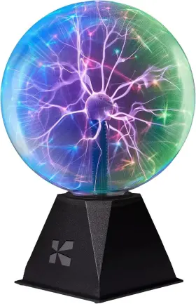 810037240634 KATZCO Colorful Plasma Ball Electricity