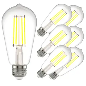 ST58-XSXW-6 KAWAYA Led Edison Bulbs Dimmable Light