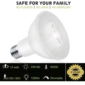 738629892804 KENESCALR Led Neck Flood Light Bulbs Dimmable #2