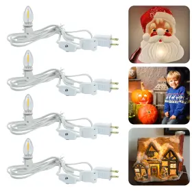 CZ002 KGC Pack Chainable Cord Led Light Bulb Blow Mold