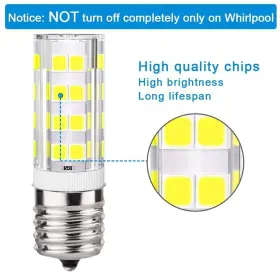 110VE17-01-W5-2P KINDEEP Led Bulb Dimmable Microwave Oven #3