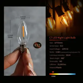 448065918822 KIRARALITE Led Night Light Bulbs Christmas #2