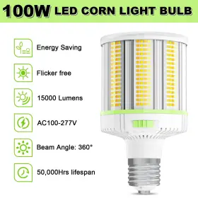 NG-FCL-100WCD-458-W39 KUKUPPO Base Led Corn Light Bulb #3