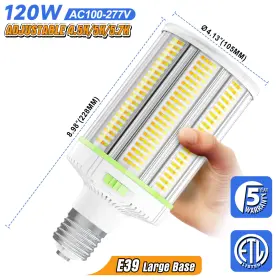 NG-FCL-120WCD-458-W39 KUKUPPO Led Corn Light Cob Bulbs Mogul #2