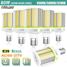 NG-HCL-80WCD KUKUPPO Pack Led Shoebox Corn Light Retrofit